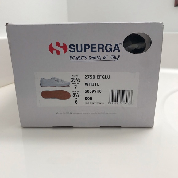 Superga White Leather Sneaker - Picture 4 of 4